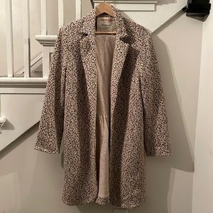 Cartonnier sparkle printed long blazer.